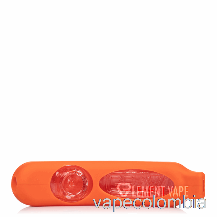 Apisonadora Vape Recargable Grav Rocker Con Piel De Silicona Naranja Escarlata